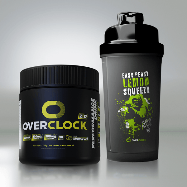 Kit Overclock 2.0 Foco Energia e Performance com Shaker Edição CS Overshot